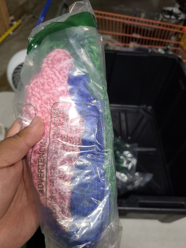 Photo 1 of 4 Pieces Mesh Crochet Hair Net Rayon Knit Snood Hat Thick Short Women Hairnet Snoods Cover Ornament for Sleeping (Pink, Rose Red, Green, Royal Blue)