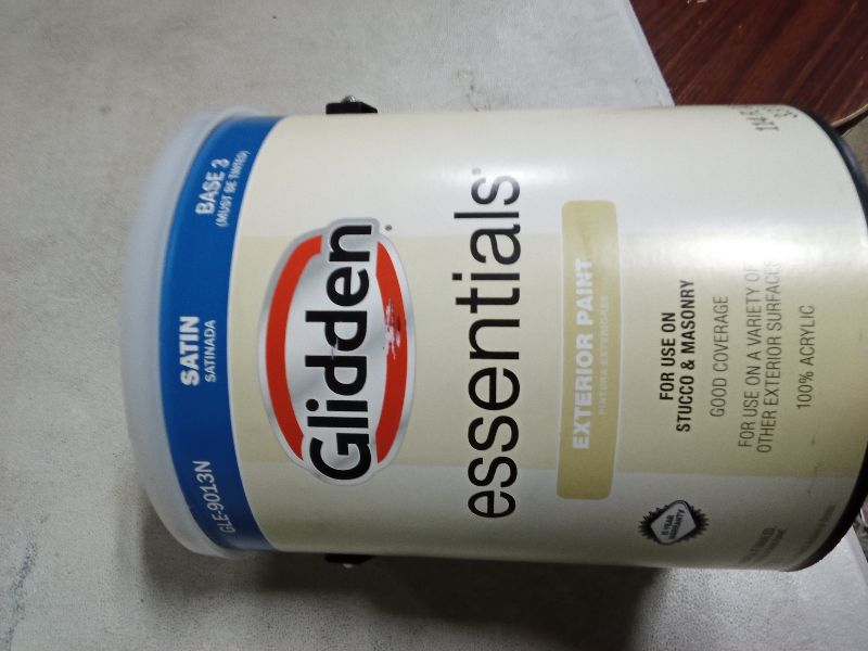 Photo 1 of  Glidden Total Exterior Paint & Primer All-in-One, Thyme Green/Green, Satin, 1 Gallon 