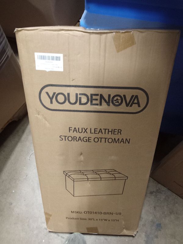 Photo 1 of 30 inches Folding Storage Ottoman