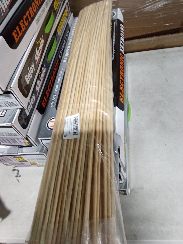 Photo 1 of 150PCS Marshmallow Roasting Sticks,30 Inch Marshmallow Sticks for Fire Pit 5mm Thick Bamboo Skewers for Smores Roaster Barbecue Grilling Campfire Kebab