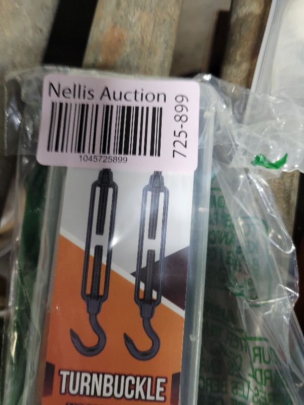 Photo 1 of 2PCS M8 Premium Stainless Steel Hook & Hook Turnbuckle, Black Turnbuckle for Wire Rope Tension, Shade Sail Hardware, Sun Shade Tent Installation
