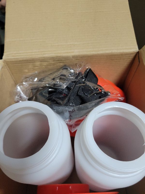 Photo 1 of 2 Packs Chick Feeder and Waterer Kit 1L Chick Feeder and 1L Chick Waterer Chicken Feeder and Hanging Chicken Waterer for Poultry Farm Chick Water Food Feeder