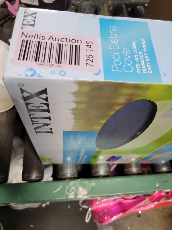 Photo 1 of 10-Foot Round Easy Set Pool Cover by Intex