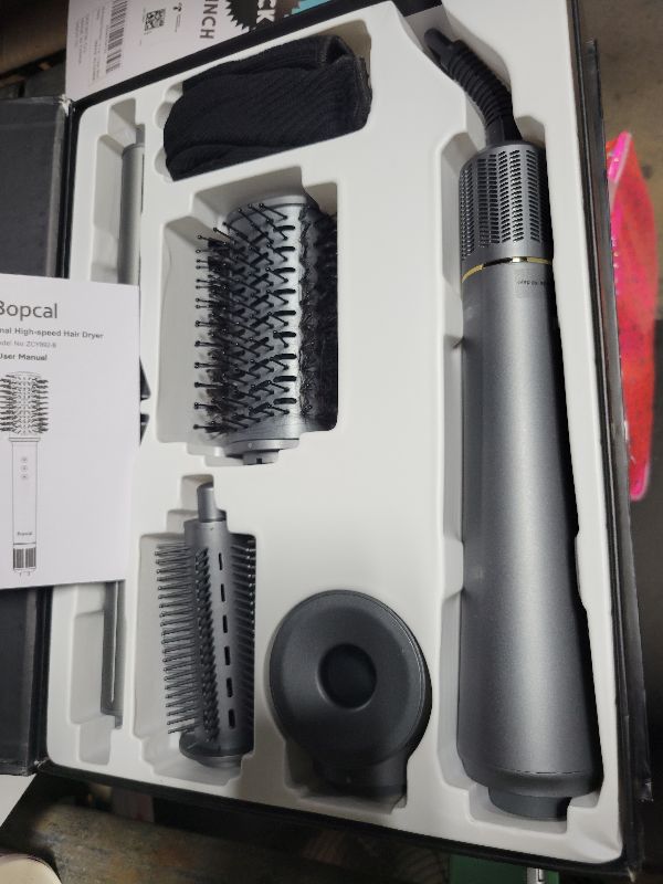 Photo 1 of 5 in 1 Hair Styler, High-Speed Professional Frizz-Free Hair Dryer Brush, No Heat Damage Air Styler Wrap Blow Dryer - Curl, Volumize, Straighten, 300 Million Ions, Multi Styler, Gift for Women