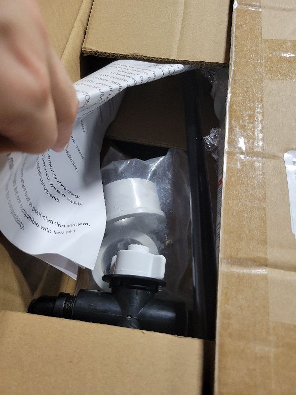 Photo 1 of 320 Feeder Compatible with Rainbow R171096 Automatic Chlorine/Bromine Inline Feeder, R171096 with Complete Accessories, 320 Pool Feeder for Various Online and Offline Pools and Spa