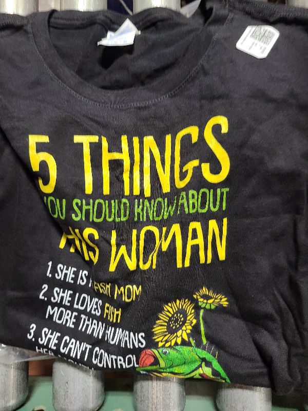 Photo 1 of 5 Things You Should Know About This Woman Fish Mom Fishing T-Shirt (M)