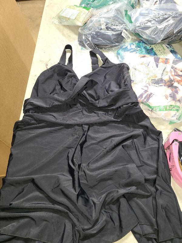 Photo 1 of  Lands end wrap 2 piece swimsuit black  XL
