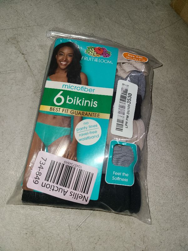 Photo 1 of 6pk Microfiber Assorted Bikini - 6