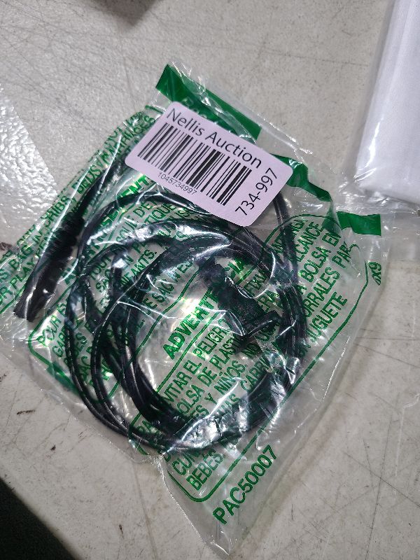 Photo 1 of AC 2 Prong C8 Power Cord 5ft Standard 2-Slot for TV PS4 PS5 Speaker Monitor Xbox Wall Power Cable Replacement Black