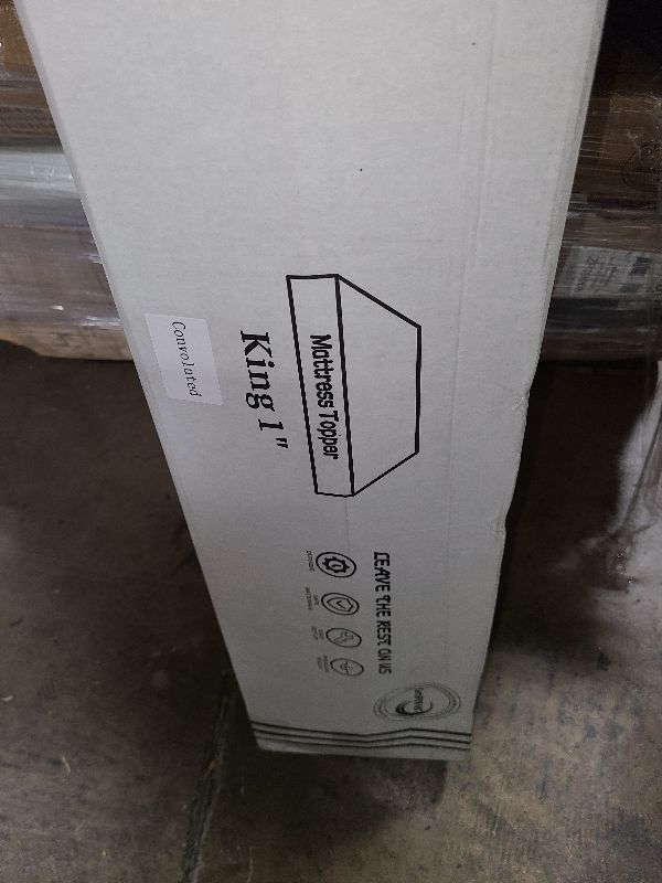 Photo 1 of 1" Memory Foam Mattress Topper - king