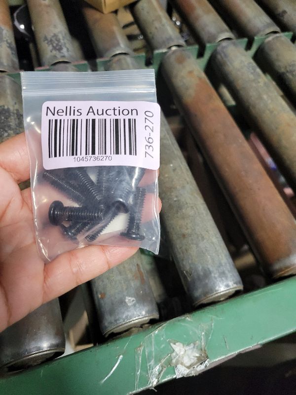 Photo 1 of 5/16-18 x 1" Flat Round Socket Screws Connector Bolts for Furniture, Stainless Steel 304 Black Finish, Full Thread, 10 PCS