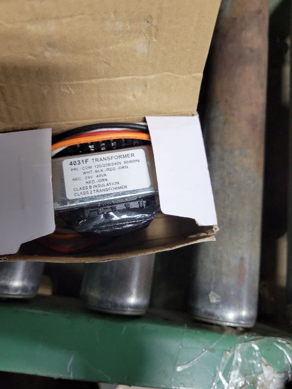 Photo 1 of 24V 40VA Control Transformer 40VA, Primary 120, 208, 240V Secondary 24V, HVAC Furnace Multi Tap with Foot Mount
