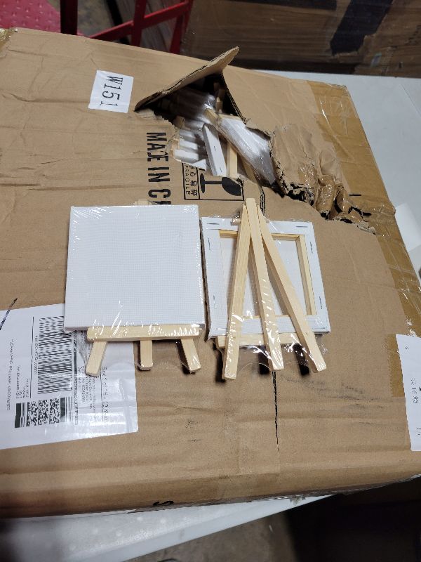 Photo 1 of 
Brand: FSTSLK
4.7
4.7 out of 5 stars
(836)
Stretched Canvas for Painting-8x10 Inch with Natural Wood Display Easel Kit& Traceless Wall Nails/6 Sets?100% Cotton,5/8 Inch Profile of Super Value Pack for Acrylics,Oils & Other Painting Media… 