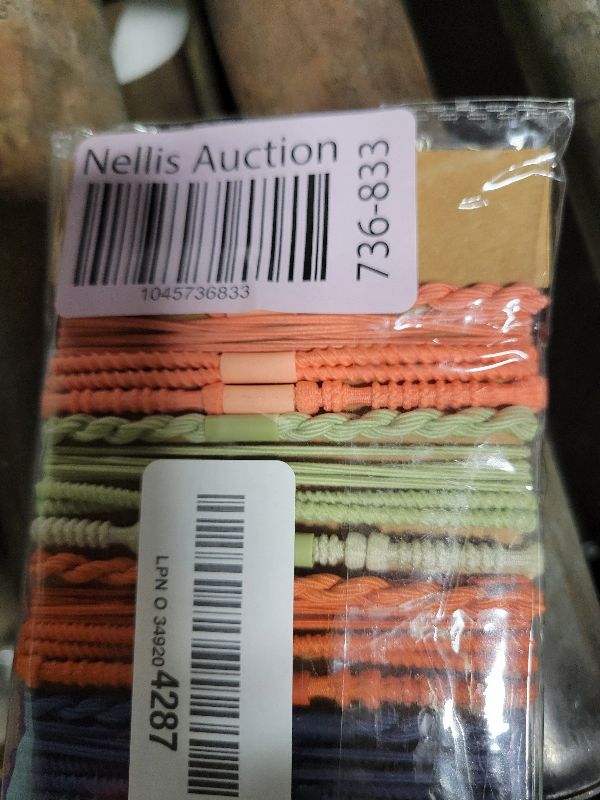 Photo 1 of 48 PCS Boho Hair Ties, Elastic Hair Tie Bracelets for Women, Cute Hair Ties No Damage, Ponytail Holders for Girls with Thick and Thin Hair - Multicolor