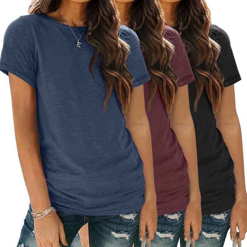 Photo 1 of
Visit the Store, SUNBS
SUNBS
Visit the Store
4.5
4.5 out of 5 stars
(2,754)
SUNBS Womens 3 Pack T-Shirts Short Sleeve Summer Tops Fashion Basic Tees Comfy Casual Vacation Outfits Workout Clothes 2025 L