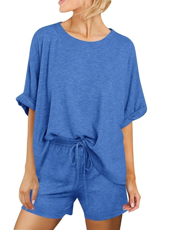 Photo 1 of 
Visit the Store, Tankaneo
Tankaneo
Visit the Store
4.5
4.5 out of 5 stars
(124)
Tankaneo Womens 2 Piece Lounge Sets Oversized Short Sleeve T-shirts Drawstring Shorts Pajamas Summer Outfits. L