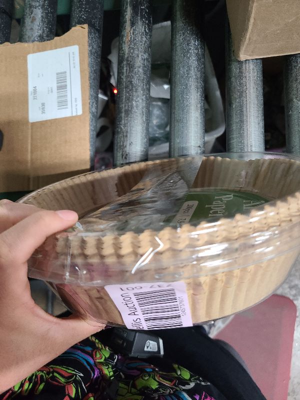 Photo 1 of 200PCS Air Fryer Liners Disposable: Round 7.9 Inch Non-Stick Airfryer Paper Liners - Food Grade Parchment Paper for 5 6 7 8 QT Air Fryer Baking and Roasting - Waterproof and OilProof (10 Inch on Top)