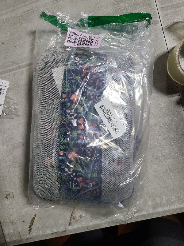 Photo 1 of 10 Set Compression Packing Cubes for Travel Essentials,Compressible Expandable Packing Cubes for Suitcase,OlarHike Luggage Organizer Bags,Handy Helper for Organizing Clothes(Dark Blue Floral)