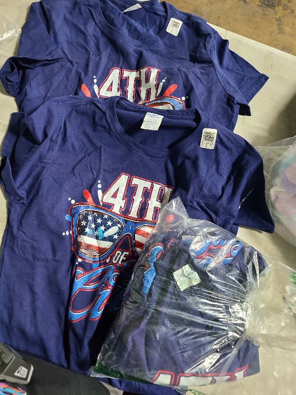 Photo 1 of 4th Of July Crew Family Independence Day Matching Group T-Shirt pack 5 M