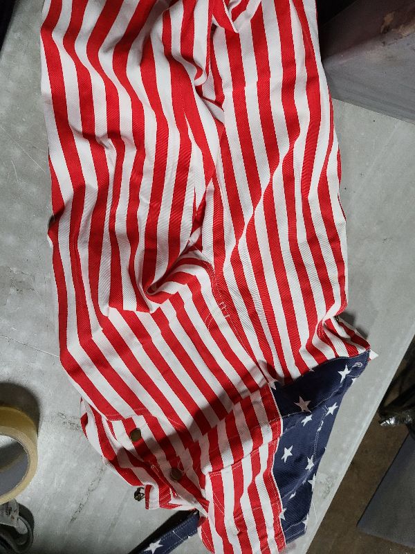 Photo 1 of  Overalls for Men Adjustable Straps Jumpsuit Striped Women Coveralls with Pockets M