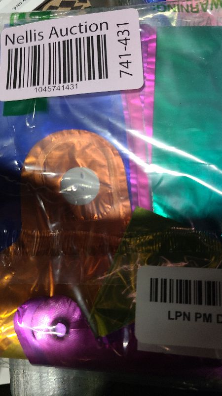 Photo 1 of 40inch Rainbow Number 0 Balloon Helium Balloon 0 Self-Sealing Birthday Decorations Anniversary Party Décor with Straw and Ribbon (Rainbow0)