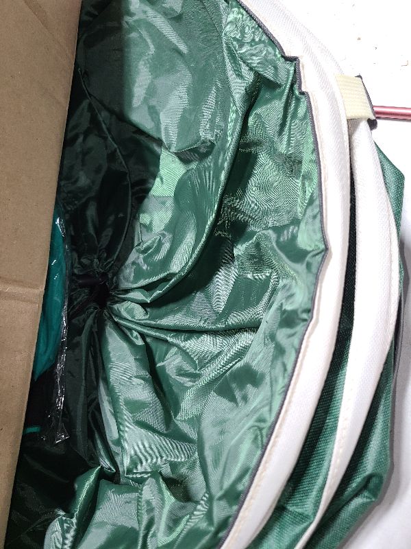 Photo 1 of 32-Gallon Collapsible Trash Can (19x25 in) Hard-Shell Bottom Yard Garden Bag for Pop-Up Recycling Bin,Yard Waste,Debris bag,Laundry Hamper,RV Camping Waste Bin,Lawn Grass,Leaf Bag,Sods,Weeds Barrel