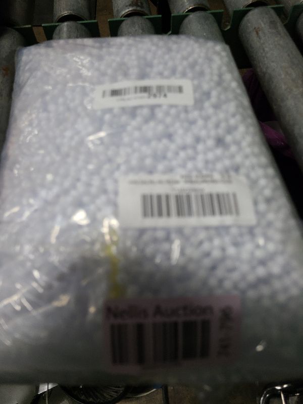 Photo 1 of 100 PCS White Bead Necklaces, 33" White Mardi Gras Beads, Christmas Beads Necklaces, 4th of July Beads Necklaces, Parade Throws Accessories for Christmas Independence Day New Year Party Favors