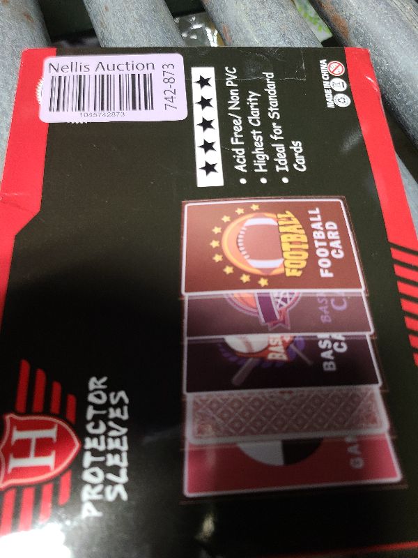 Photo 1 of 500 Counts Card Sleeves for Trading Cards, Soft Penny Card Sleeves Clear Plastic Card Protectors Fit for Baseball Card, Sports Cards, MTG Game Card Standard Cards