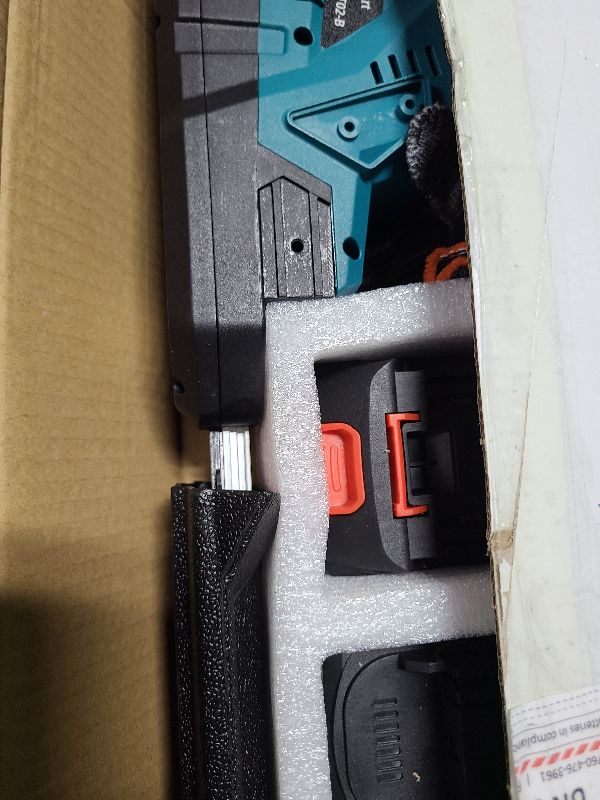 Photo 1 of 20'' Hedge Trimmer Cordless with Battery, Electric Handheld Bush Clipper with 2 Pack Rechargeable Batteries, 3000RPM 180° Rotatable Head, 2/3'' Blade Gap