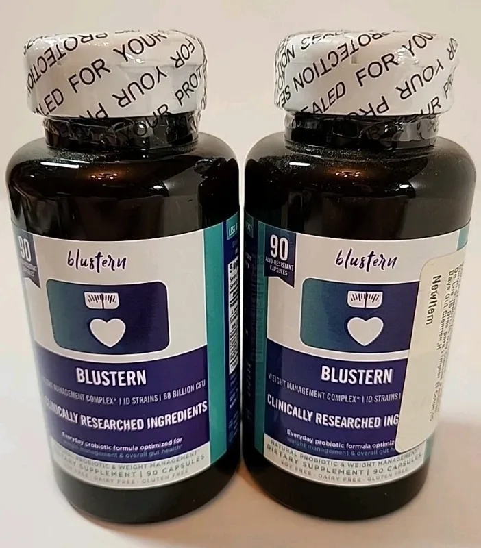 Photo 1 of  BLUSTERN Natural Weight Management Complex 90 Caps 68 BILLION CFU Pack 4 