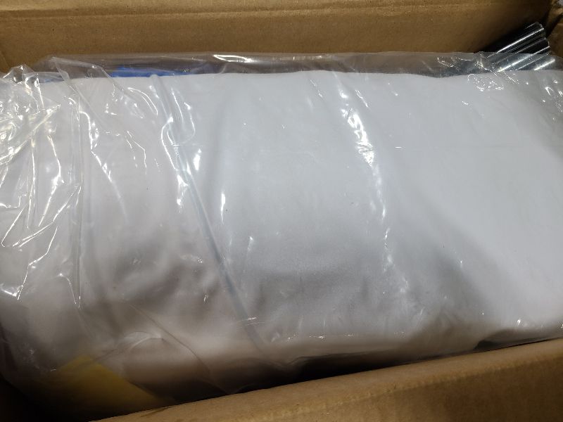 Photo 1 of 2025 Upgraded Inflatable Pool with Canopy, Inflatable Family Lounge Pool, Round Blow Up Pool for Adult with Bench & Backrest, Swim Center Easy Backyard Pools for Kids & Adults, 90"x90"x80", Blue