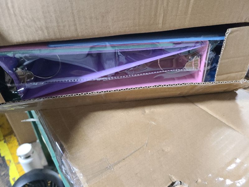 Photo 1 of 2 Inch Binders 3 Ring 4 Pack, PVC Free View Binder (Fits 8.5" x 11" Letter Size Papers), Perfect for School & Office Supplies, Pastel Colors