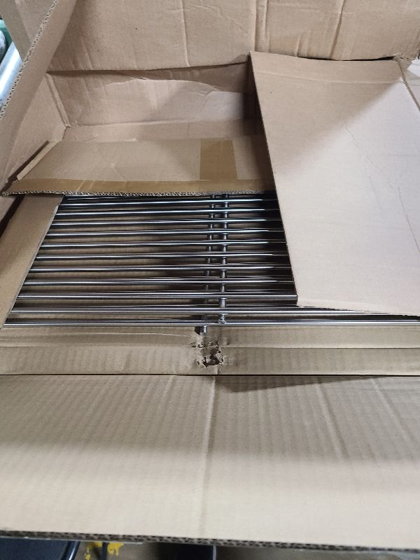 Photo 1 of 17/17.5/19.5 Inch Stainless Steel Cooking Grill Grates, Nexgrill Replacement Parts for Nexgrill 4 Burner 720-0830H, 720-0783E, 720-0783C Kenmore Uniflame, BBQ Grids Grillgrates, 17"D x 26.4"W
