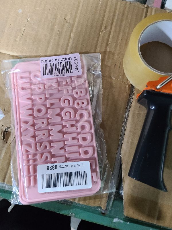 Photo 1 of  Pcs Letter Molds Silicone Number Alphabet Chocolate Candy Molds Non-Stick Happy Birthday Cake Decorations Baking Mould for Party 2 pcs 