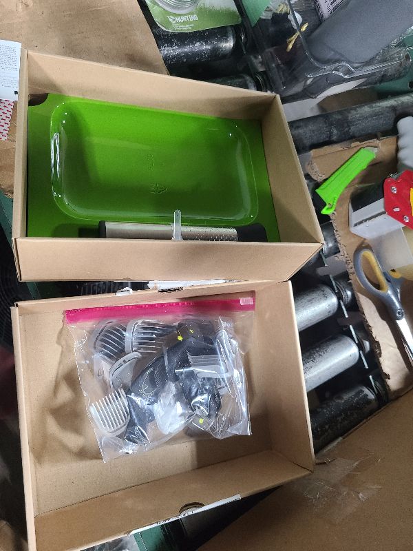 Photo 1 of ***CHARGER MISSING***Philips Norelco Multigroom 9000 Series, All-in-One Trimmer, Beard Trimmer and Hair Clipper, 25-Piece/27-Length Men's Grooming Kit for Beard, Face, Nose, Ear and Body, Travel Kit, MG9522/50