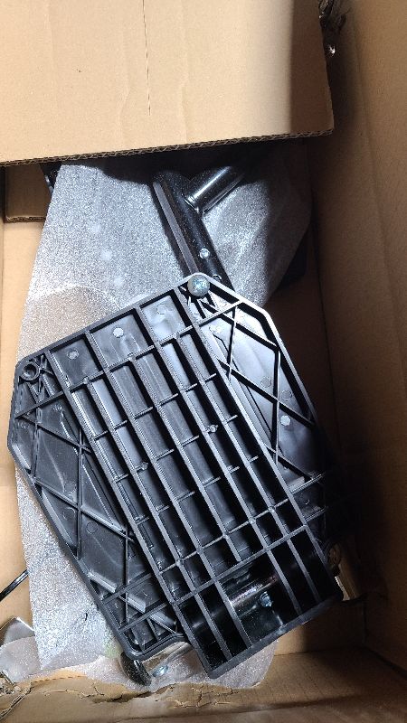 Photo 1 of (1Pair) Wheelchair Replacement Footrests,Wheelchair Replacement Parts,Wheelchair Swivel Footrests for Standard Wheelchairs,Black