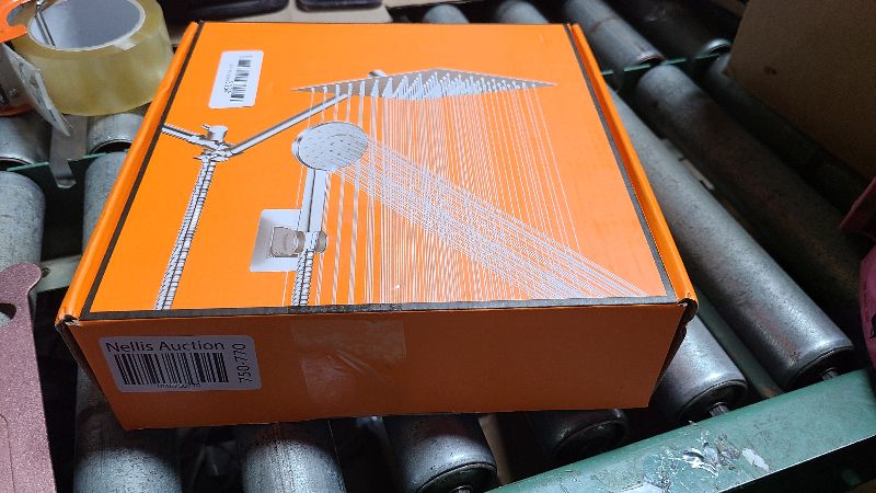 Photo 1 of 10 inch Rainfall Shower Head Combo Stainless Steel, THE FIRST WATERFALL mode, 10 Inch Rain Shower Head with Handheld 6 Spray Modes High Pressure, Overhead Shower Adjustable Extension Arm,Chrome