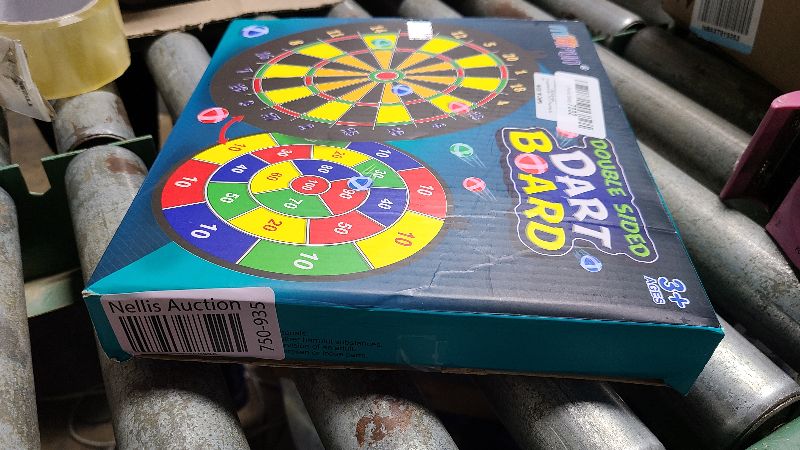 Photo 1 of 29" Large Dart Board for Kids, Kids Double-Sided Dart Board with Sticky Balls and Darts, Indoor/Outdoor Sport Fun Party Play Game Toys, Gifts for 3 4 5 6 7 8 9 10 11 12 Year Old Boys Girls