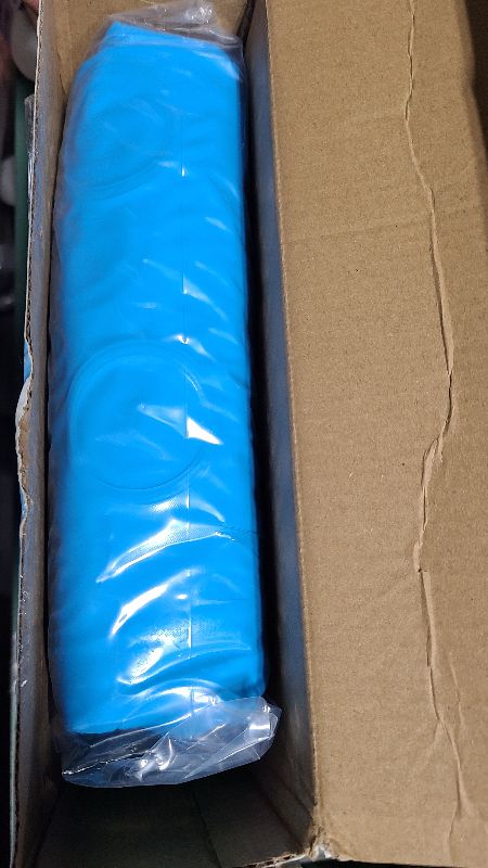 Photo 1 of 3 Rings Kiddie Pool for Toddler, 48”X12”?Kids Swimming Pool, Inflatable Baby Ball Pit Pool, Small Infant Pool (Blue)