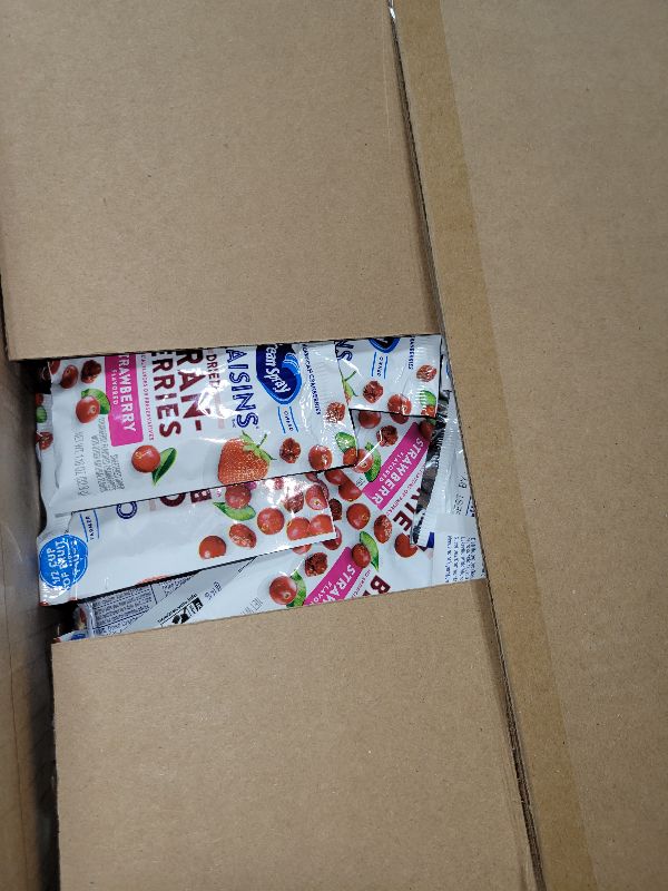 Photo 1 of  Ocean Spray Craisins Dried Cranberries, Strawberry, 1.16 Ounce (Pack of 200)