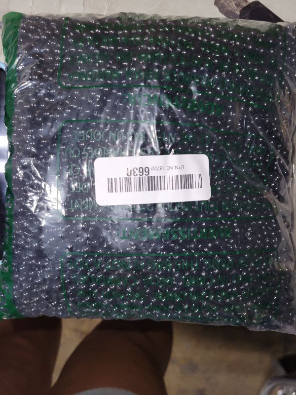 Photo 1 of 100 PCS Black Bead Necklaces, Black Mardi Gras Beads, New Year Eve Necklaces, 33 Inch Round Halloween Beaded Necklaces, Party Beads for Mardi Gras, Christmas, Halloween, New Year Party Favors
