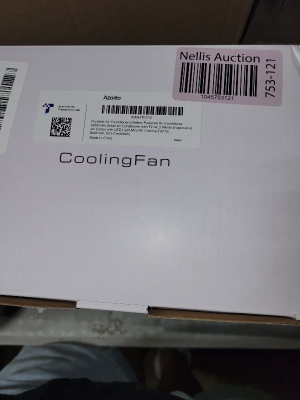 Photo 1 of Battery Powered Air Conditioner 6000mAh,Rechargeable Small Air Conditioner for Room,Personal Air Cooler with Mist,Timer,Light,Portable Mini AC Unit Cooling Fan for Camping,Tent,Car,Desktop,Bedroom