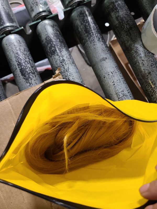 Photo 1 of 34 Inch AuokMar Hair Blonde Straight Bundles Human Hair Color 27 Bundles Brazilian Virgin Remy #27 Human Hair for Women