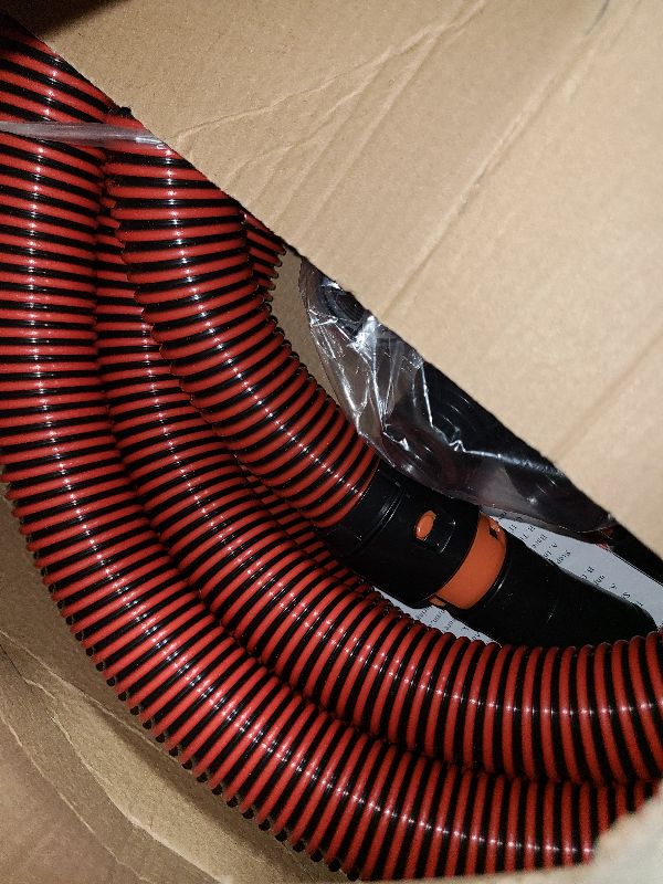 Photo 1 of 16FT Shop Vac Hose, Dust Collection Hose Kit for Home&Shop Vacuums System with 6 Adapters for Woodworking Power Tool & Sander, Compatible with festool/dewalt/bosch/ryobi/makita, etc Most Multi-Brands