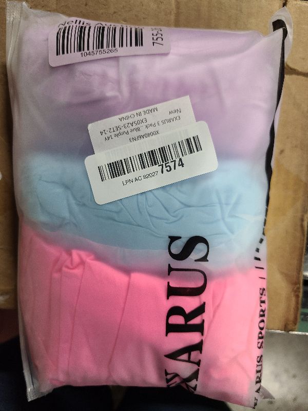 Photo 1 of  1 Track with Pockets Candy Pink Blue Purple 14Y