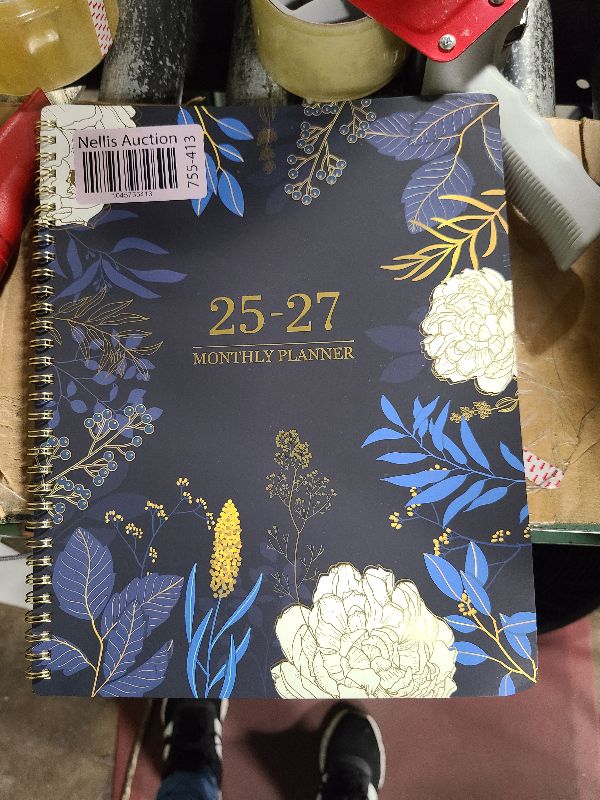 Photo 1 of 2025-2027 Monthly Planner - 2 Year Monthly Planner/Calendar 2025-2027, Academic Planner, Jul 2025 - Jun 2027, 11" x 9", 24 Months, Tabs, Back Pocket, Holidays, Twin-Wire Binding, Note Pages