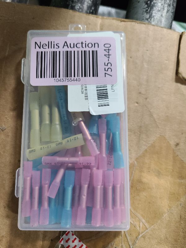 Photo 1 of 50 Pcs Heat Shrink Butt Connectors Kit,Heat Shrink Wire Connectors,Waterproof Insulated Marine Automotive Crimp Terminals Butt Splice for Marine Automotive Motorcycle Truck Electrical