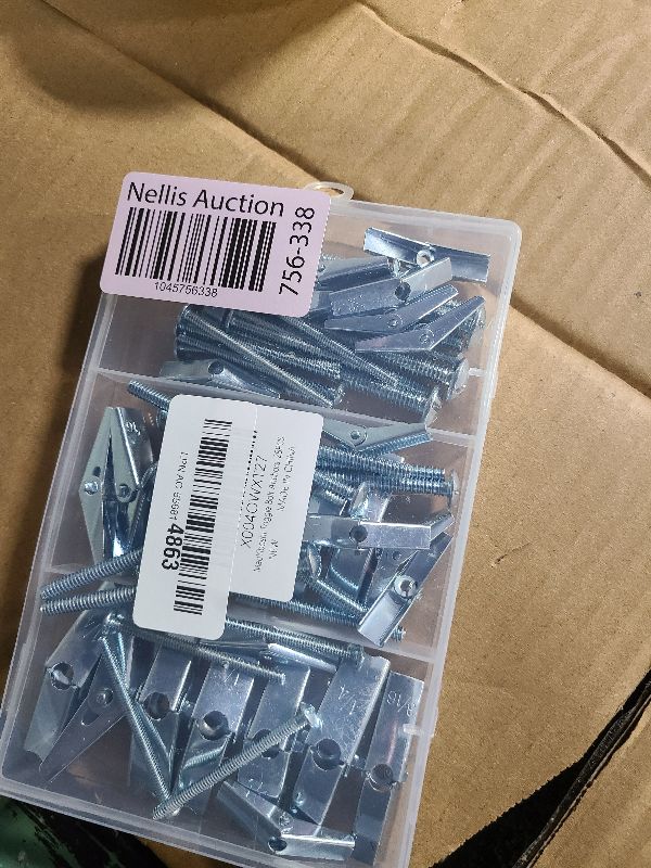 Photo 1 of 28PCS Toggle Bolts, Wing Nuts, Heavy Duty Hollow Wall Anchors for Drywall Ceiling, 3 Sizes Butterfly Anchors (1/8, 3/16, 1/4 in) for Hang Shelves, Heavy Fixtures, Metal Drywall Anchor and Screws Kit