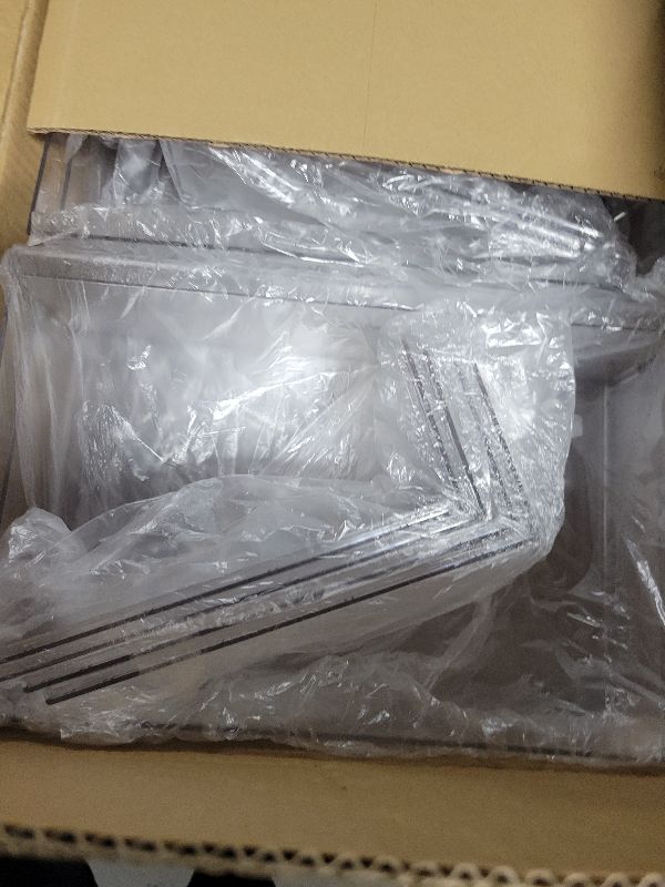 Photo 1 of 4 Pack Large Acrylic Drawer Organizer Stackable,12''W Clear Acrylic Organizer Drawers for Makeup Palettes,Cosmetics,Beauty Products,Plastic Storage Drawer,Office Cabinet Organizers for Pen,Stationary