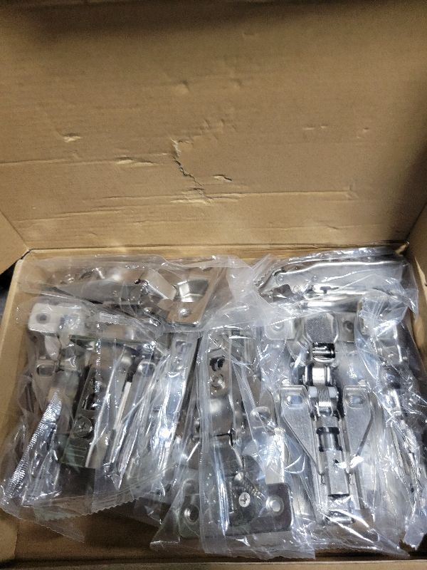 Photo 1 of 10 Pack 1/2'' Overlay Soft Close Cabinet Hinges – 105° 3D Adjustable Clip-On Concealed Cupboard Hinges for Kitchen Cabinet Doors, Hidden Cabinet Door Hinges with Screws
